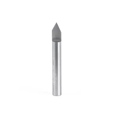Amana 45760 60 Degree Engraving 0.005 Tip Width x 1/4 Shank x 2" Signmaking Router Bit