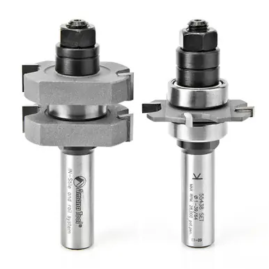 Amana 55438 Adj. Mission Style Strt. Instile & Rail System 1-5/8 x 1/2" Shank