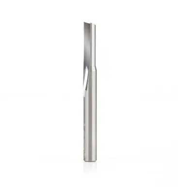 Amana 43534 Spiral O-Single Flute Straight Grind Aluminum Cutting 1/4 D x 3/4 CH x 1/4 Shank x