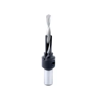 Amana 55103 RTA Furniture Drill/Countersink 10mm D x 5mm Drill D x 10mm Shank - 7mm Screw w/ Drill