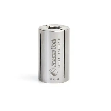 Amana RB-134 High Precision Steel Router Collet Reducer 3/4 Overall D x 5/16 Inner D x 1-1/4"