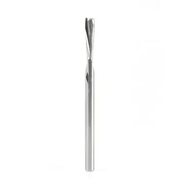 Amana 46340 CNC Spiral Plunge for Solid Wood 1/8 D x 1/2 CH x 1/8 Shank x 2" Down-Cut Router Bit
