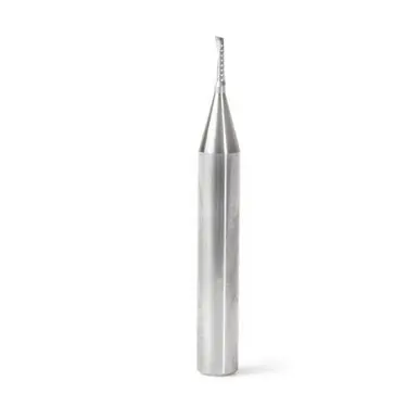 Amana 51441 Spiral O-Single Flute, Plastic Cutting 1/16 D x 1/4 CH x 1/4 Shank x 2" Up-Cut CNC