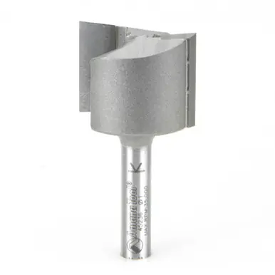 Amana 45236 Carbide Tipped Straight Plunge High Production 1 D x 3/4 CH x 1/4 Shank x 2" Router Bit