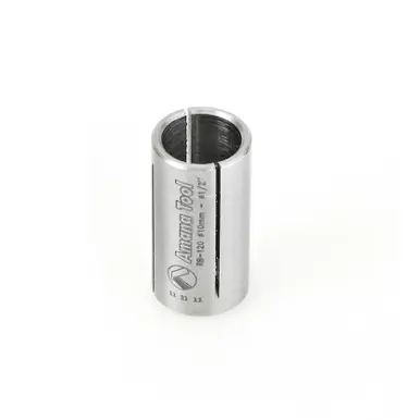 Amana RB-120 High Precision Steel Router Collet Reducer 1/2 Overall D x 10mm Inner D x 1"