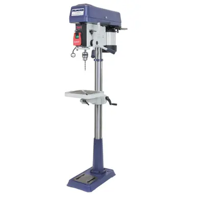 PALMGREN 9680158 - 15" 16-Speed Floor Step Pulley Drill Press, 1/2 HP, 115/230V
