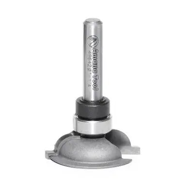 Amana 49642 Carbide Tipped Wainscot Wall Panel Bead Rail Cutter 1-1/4 D x 5/16 CH x 1/4 R x 1/4"