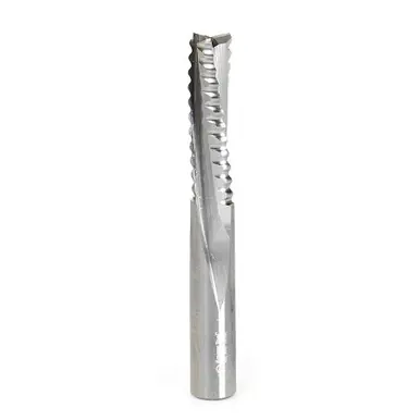 Amana 46223 Roughing Spiral 3 Flute Chipbreaker 3/8 Dia x 1-1/4 Cut Height x 3/8 Shank x 3" Down-Cut