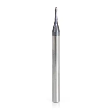 Amana 51745 Mini Spiral for Steel, Stainless Steel & Composites, AlTiN Coated 0.020 Radius x 0.040