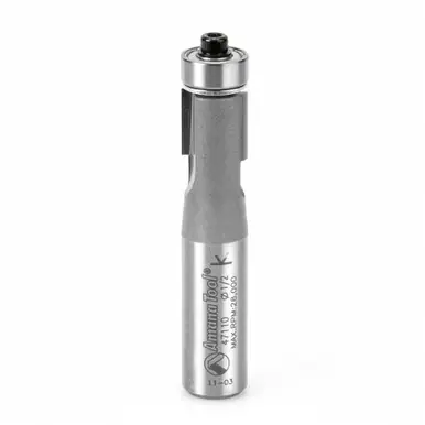 Amana 47110 Carbide Tipped Flush Trim 1/2 D x 1/2 CH x 1/2 Shank x 2-3/4" Router Bit w/ Lower Ball
