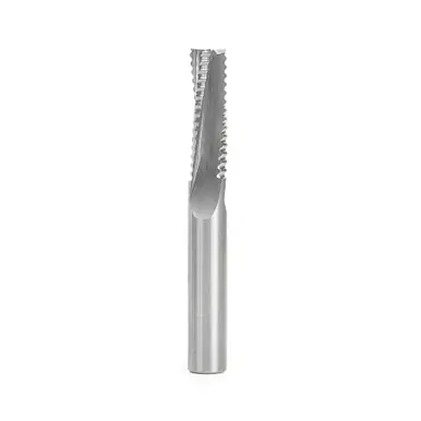 Amana 46124 Roughing Spiral 3 Flute Chipbreaker 1/2 D x 1-5/8 CH x 1/2 Shank x 3-1/2" Up-Cut Router