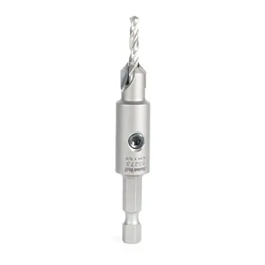 Amana 55273 Replacement 82 Degree Carbide Tipped Countersink 3/8 D x 9/64 Drill D x 1/4" Quick