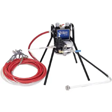 GRACO 234913 - Triton 1 1 Aluminum Spray Package, Stand Mount, 60 PSI Regulator, with Suction, Air &