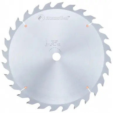 Amana 614280 Carbide Tipped Ripping Standard 14" D x 28T FT, 18 Deg, 1" Bore, Circular Saw Blade