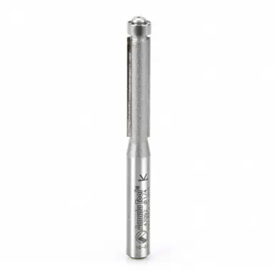 Amana 47092 Carbide Tipped Flush Trim 1/4 D x 1 CH x 1/4 Shank x 2-1/2" Router Bit w/ Lower Ball