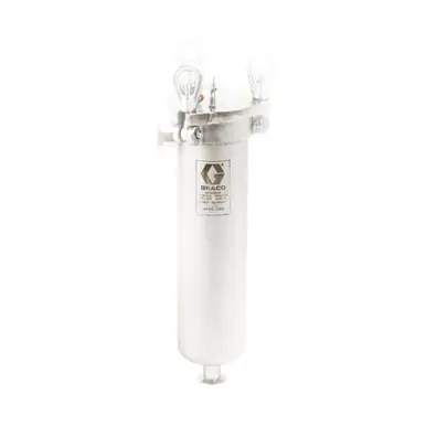GRACO 915518 - Model 12 Bag Filter Housing, CS, 30 gpm, Stainless Steel, 300 PSI