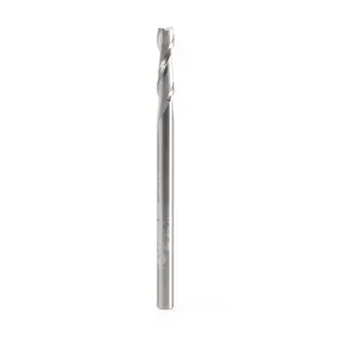 Amana 46127 Spiral Plunge 1/8 D x 1/2 CH x 1/8 Shank x 2" 2 Flute Up-Cut Router Bit