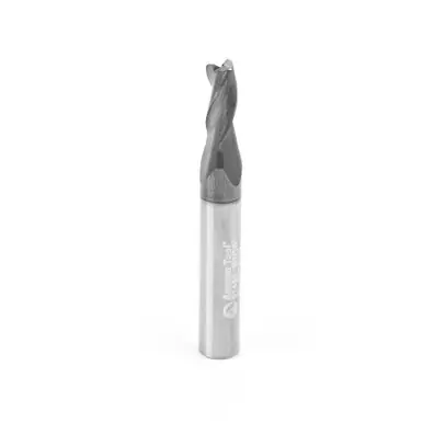 Amana 51462 Spiral for Steel, Stainless Steel & Non Ferrous Metal w/ AlTiN Coating 3-Flute x 3/16 D