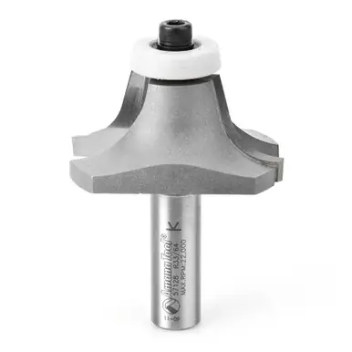 Amana 57128 Carbide Tipped Undermount Bowl Solid Surface 2-1/8 D x 1" CH x 18 Deg Angle x 1/2 Shank