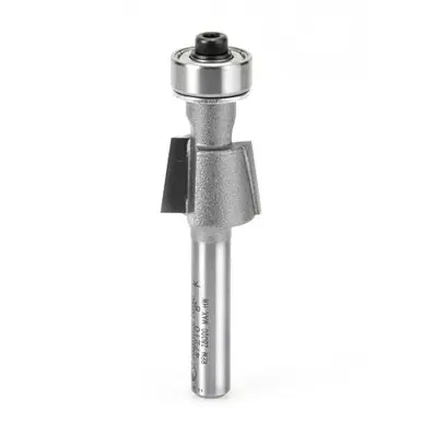Amana 47210 Carbide Tipped Special Bevel Trim 8 Deg Angle x 5/8 D x 1/4 CH x 1/4" Shank w/ Lower
