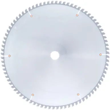 Amana 514841 Carbide Tipped Aluminum and Non-Ferrous Metals 14" D x 84T TCG, -6 Deg, 1" Bore,