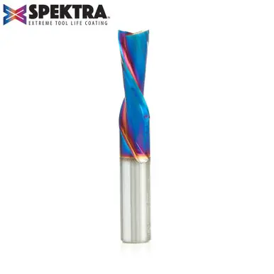 Amana 46203-K Spektra Spiral Plunge 3/8 Dia x 1 CH x 3/8 Shank 2-1/2" Down-Cut Router Bit