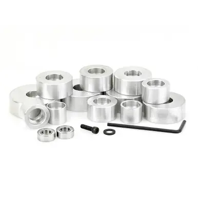 Amana 67355 17-Piece Insert Superabbet Jr 15/32 Collar Kit Flush