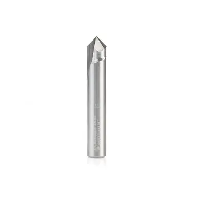 Amana 45625 V Groove 90 Deg x 1/4 D x 9/16 CH x 1/4" Shank Router Bit