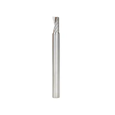 Amana 57324 Metric Spiral O-Single Flute, Plastic Cutting 6 D x 12 CH x 6 Shank x 64mm Long Up-Cut