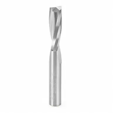 Amana 46259 CNC Spiral Plunge for Solid Wood 3/8 D x 1-1/4 CH x 3/8 Shank x 3" Up-Cut Router Bit