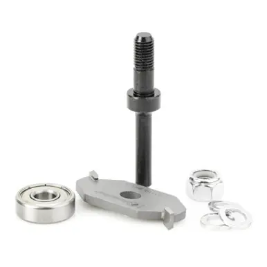 Amana 53310 Slotting Cutter Assembly 2 Wing x 1-7/8 D x 1/4 CH x 1/4" Shank Router Bit