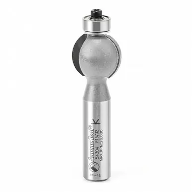 Amana 54304 Carbide Tipped Edge Fluting 15/32 R x 7/8 D x 3/4 CH x 1/2" Shank Router Bit