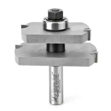 Amana 53632 Carbide Tipped Offset Mortise & Tenon for Mission Style Glass Door 2-7/8 D x 1-1/8 CH x