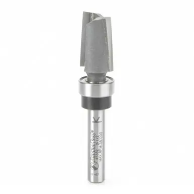 Amana 45582 Carbide Tipped Mortising 1/2 D x 3/4 CH x 1/4" Shank w/ Upper Ball Bearing Router Bit