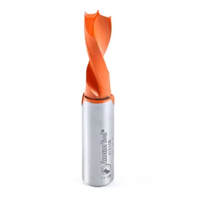 Amana 315108 Ditec Dowel Drill Boring Bit L/H 8mm D x 57.5mm Long x 10x25mm Shank