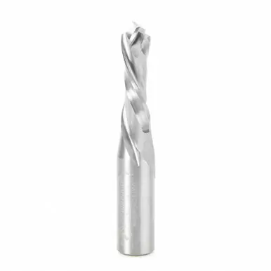 Amana 46352 CNC Mortise Compression Spiral 3/8 D x 1-1/4 CH x 1/2 Shank x 3" 2 Flute Router Bit