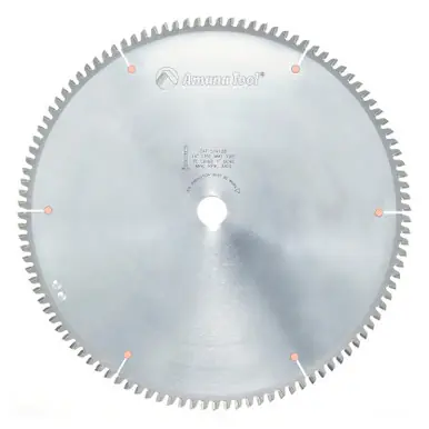 Amana 514108 Carbide Tipped Aluminum and Non-Ferrous Metals 14" D x 108T TCG, -6 Deg, 1" Bore,