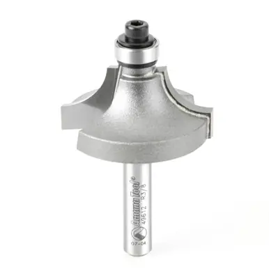 Amana 49612 Carbide Tipped Beading 3/8 R x 1-1/4 D x 5/8 CH x 1/4" Shank Router Bit