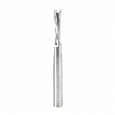 Amana 46413 Solid Carbide Slow Spiral O Flute Acrylic Cutting 1/4 Dia x 3/4 x 1/4 Inch Shank
