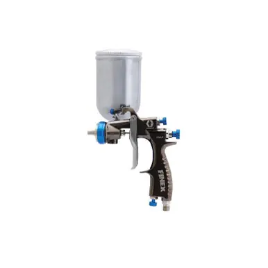 GRACO 24J600 - Finex Air Spray Gravity Feed Side Cup Gun, HVLP .055" Needle/ Nozzle Size, 29 PSI