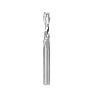 Amana 51769 CNC Spiral Double O-Flute, Plastic Cutting 1/4 Dia x 1 CH x 1/4 Shank x 2-1/2" Up-Cut