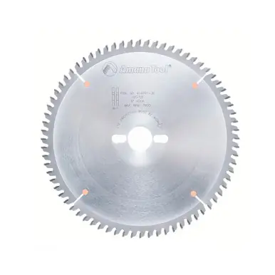 Amana 610721-30 Carbide Tipped Solid Surface 10" D x 72T M-TCG, 0 Deg, 30MM Bore, Circular Saw Blade