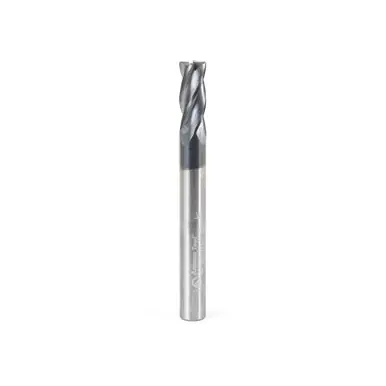 Amana 51604 Spiral for Steel, Stainless Steel & Non Ferrous Metal w/ AlTiN Coating 4-Flute x 1/4 D x