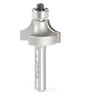Amana 49527 Carbide Tipped Corner Rounding 1/4 R x 7/8 D x 1/2 CH x 1/4 Shank w/ 3/8" Dia Lower Ball