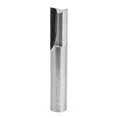 Amana 43616 Double O-Flute, Plastic Cutting 1/2 D x 1" CH x 1/2 Shank x 3" Router Bit