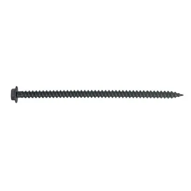 Daggerz SMCT10408BRZ - 10 x 4" Unslotted Hex Washer Head Serrations Sheet Metal Bronze 1000