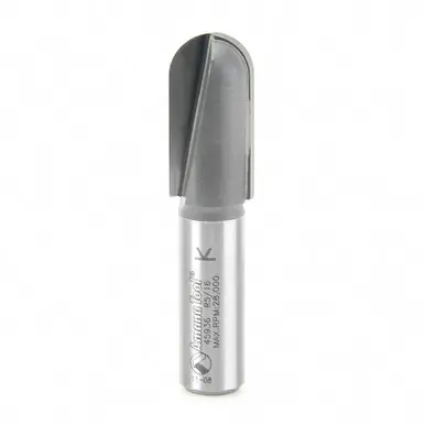 Amana 45936 Carbide Tipped Core Box 5/16 R x 5/8 D x 1-1/4 CH x 1/2" Shank Extra Deep Router Bit