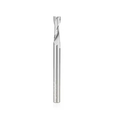 Amana 51765 CNC Spiral Double O-Flute, Plastic Cutting 1/4 Dia x 7/8 CH x 1/4 Shank x 3" Up-Cut