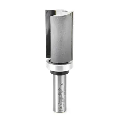 Amana 45467 Carbide Tipped Flush Trim Plunge Template 1" D x 1-3/4 CH x 1/2 Shank w/ Upper Ball