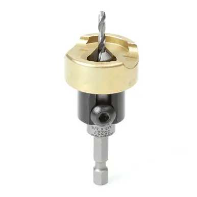 Amana 55227 Carbide Tipped Countersink w/ No Burning and No Marring Adjustable Depth Stop w/